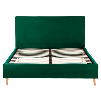 ΚΡΕΒΑΤΙ ΜΕ ΣΤΡΩΜΑ INDRA HM21280.04 ΚΥΠΑΡΙΣΣΙ ΒΕΛΟΥΔΟ--ΓΙΑ 160x200εκ