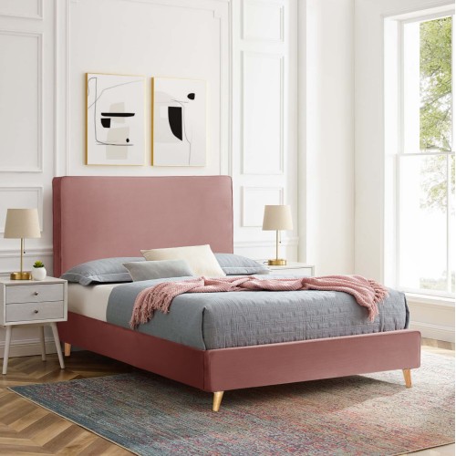 ΚΡΕΒΑΤΙ ΜΕ ΣΤΡΩΜΑ MAYLIN HM21281.01 ΣΑΠΙΟ ΜΗΛΟ ΒΕΛΟΥΔΟ--ΓΙΑ 120x200εκ