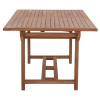 TΡΑΠΕΖΙ ΤΡΑΠΕΖΑΡΙΑΣ ΑΝΟΙΓΟΜΕΝΟ CRANDER HM6376 ΞΥΛΟ TEAK ΣΕ ΦΥΣΙΚΟ 180-240x100x76Υεκ