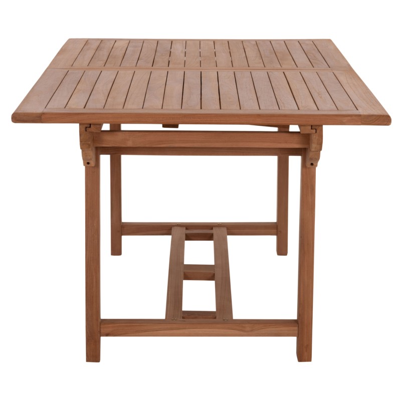 TΡΑΠΕΖΙ ΤΡΑΠΕΖΑΡΙΑΣ ΑΝΟΙΓΟΜΕΝΟ CRANDER HM6376 ΞΥΛΟ TEAK ΣΕ ΦΥΣΙΚΟ 180-240x100x76Υεκ