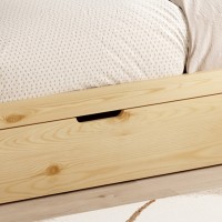 ΚΡΕΒΑΤΙ ΠΑΙΔΙΚΟ ΜΕ ΣΤΡΩΜΑ GOALIE HM21309 ΠΕΥΚΟ ΦΥΣΙΚΟ-ΛΕΥΚΟ-ΜΑΥΡΟ--ΣΤΡΩΜΑ 90x190εκ