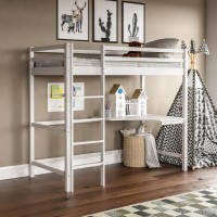 ΚΟΥΚΕΤΑ ΠΑΙΔΙΚΗ ΜΕ ΓΡΑΦΕΙΟ AKRON HM21311.01 ΞΥΛΟ ΠΕΥΚΟΥ ΛΕΥΚΟ--ME ΣΤΡΩΜΑ 90x190εκ