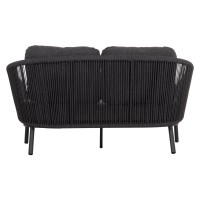 DAYBED ΣΕΙΡΑ XANTION ΗM6474.01 ΣΚΟΥΡΟ ΓΚΡΙ ΑΛΟΥΜΙΝΙΟ-ΣΧΟΙΝΙ-OLEFIN 157x147x88Υεκ
