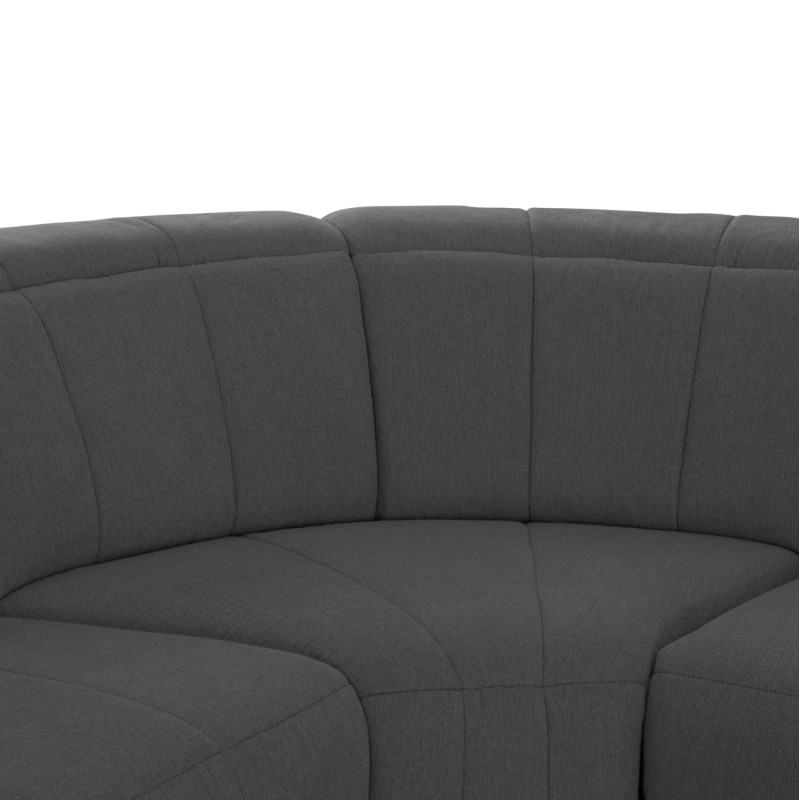 ΓΩΝΙΑΚΟΣ ΚΑΝΑΠΕΣ ΜΕ RECLINE ORACLE HM3290.01 ΓΚΡΙ ΥΦΑΣΜΑ 260x260x90(κάθισμα)x94Υεκ.