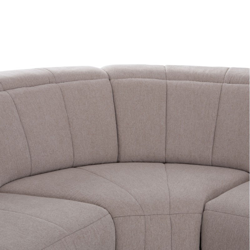 ΓΩΝΙΑΚΟΣ ΚΑΝΑΠΕΣ ΜΕ RECLINE ORACLE HM3290.02 ΜΠΕΖ ΥΦΑΣΜΑ 260x260x90(κάθισμα)x94Υεκ.