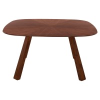 ΣΕΤ ΤΡΑΠΕΖΑΡΙΑΣ 9ΤΜΧ RIDER HM21341 ΤΡΑΠΕΖΙ ΑΠΟ MDF--ΚΑΡΕΚΛΕΣ RUBBERWOOD & ΥΦΑΣΜΑ
