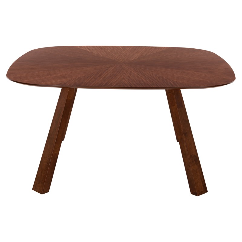 ΣΕΤ ΤΡΑΠΕΖΑΡΙΑΣ 9ΤΜΧ RIDER HM21341 ΤΡΑΠΕΖΙ ΑΠΟ MDF--ΚΑΡΕΚΛΕΣ RUBBERWOOD & ΥΦΑΣΜΑ