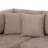 ΚΑΝΑΠΕΣ ΚΡΕΒΑΤΙ ΑΡΙΣΤΕΡΗ ΓΩΝΙΑ ZENORA HM3337.03L ΜΠΕΖ ΥΦΑΣΜΑ 303x214x80Υεκ