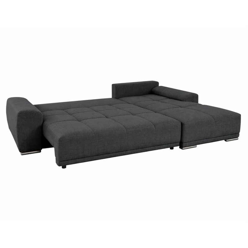 ΚΑΝΑΠΕΣ ΚΡΕΒΑΤΙ ΔΕΞΙΑ ΓΩΝΙΑ COMFYRA HM3336.01R ΓΚΡΙ ΥΦΑΣΜΑ 270x181x75Υεκ