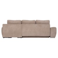 ΚΑΝΑΠΕΣ ΚΡΕΒΑΤΙ ΔΕΞΙΑ ΓΩΝΙΑ COMFYRA HM3336.03R ΜΠΕΖ ΥΦΑΣΜΑ 270x181x75Υεκ
