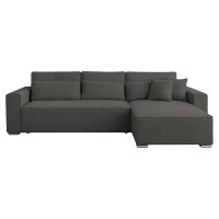ΚΑΝΑΠΕΣ ΚΡΕΒΑΤΙ ΑΝΑΣΤΡΕΨΙΜH ΓΩΝΙΑ CORNERA HM3335.01 ΓΚΡΙ ΥΦΑΣΜΑ 269x155x89Yεκ