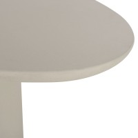 ΤΡΑΠΕΖΙ ΤΡΑΠΕΖΑΡΙΑΣ FIBER CEMENT ΟΒΑΛ BRECCAN HM6577.02 ΜΠΕΖ 240x100x75Υεκ.