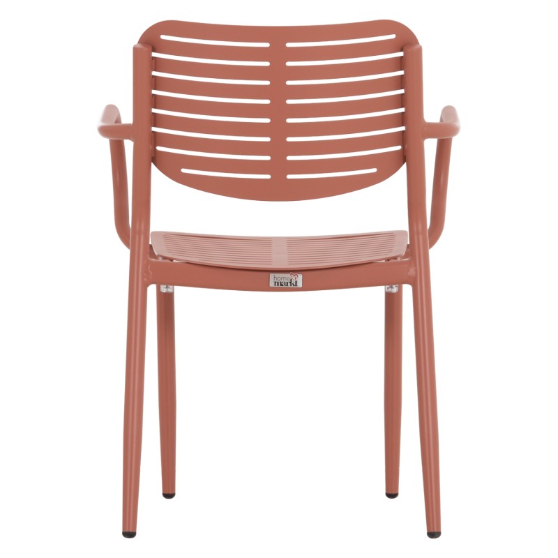 ΠΟΛΥΘΡΟΝΑ ΤΡΑΠΕΖΑΡΙΑΣ HILLIARD HM6644.08 ΑΛΟΥΜΙΝΙΟ ΣΕ TERRACOTTA 58x52x78Υεκ