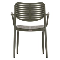 ΠΟΛΥΘΡΟΝΑ ΤΡΑΠΕΖΑΡΙΑΣ HILLIARD HM6644.07 ΑΛΟΥΜΙΝΙΟ ΣΕ OLIVE GREEN 58x52x78Υεκ