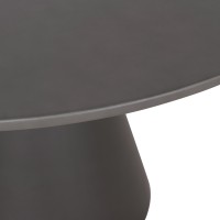 ΤΡΑΠΕΖΙ ΤΡΑΠΕΖΑΡΙΑΣ FIBER CEMENT ΣΤΡΟΓΓΥΛΟ RAIKO HM6573.01 ΓΚΡΙ Φ130x75Υεκ