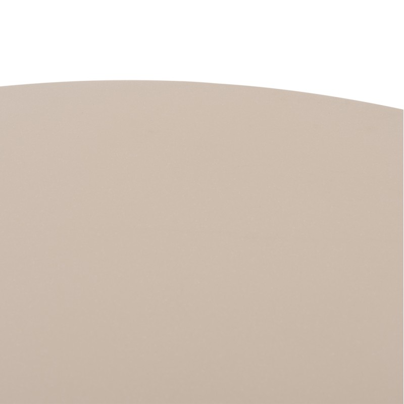 ΤΡΑΠΕΖΙ ΤΡΑΠΕΖΑΡΙΑΣ FIBER CEMENT ΣΤΡΟΓΓΥΛΟ NAYU HM6583.02 ΜΠΕΖ Φ120x73Υεκ