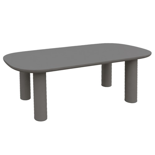 ΤΡΑΠΕΖΙ ΤΡΑΠΕΖΑΡΙΑΣ FIBER CEMENT KIORA HM6597.01 ΓΚΡΙ 200x100x76Υεκ