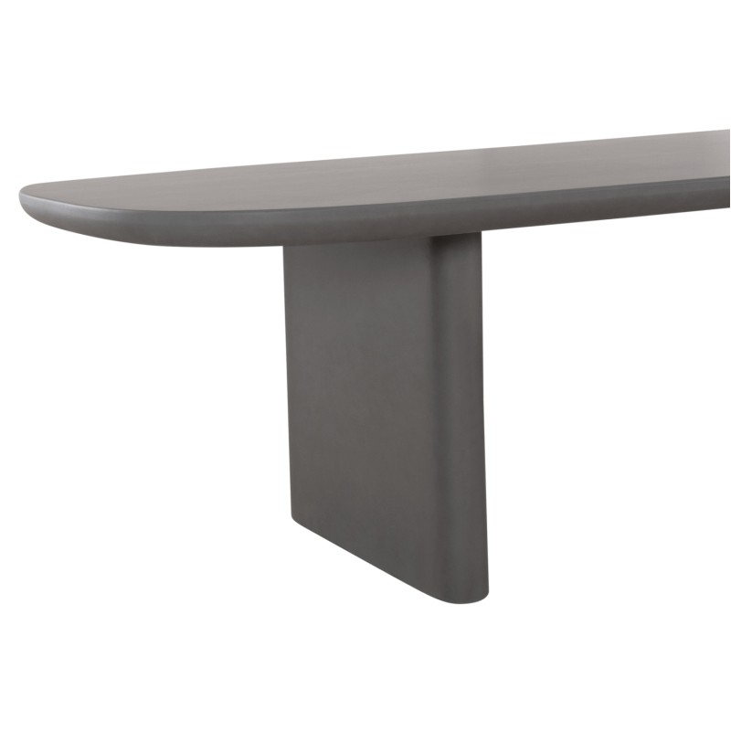 ΤΡΑΠΕΖΙ ΤΡΑΠΕΖΑΡΙΑΣ FIBER CEMENT AZAMI HM6600.01 ΓΚΡΙ 240x100x75Υεκ.