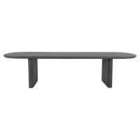 ΤΡΑΠΕΖΙ ΤΡΑΠΕΖΑΡΙΑΣ FIBER CEMENT AZAMI HM6601.01 ΓΚΡΙ 300x112x75Υεκ.