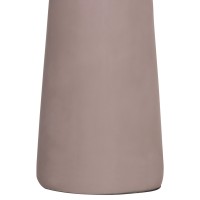 ΔΙΑΚΟΣΜΗΤΙΚΟ ΒΑΖΟ ΔΑΠΕΔΟΥ NEBULA HM4660.05L FIBER CEMENT TAUPE--ΞΥΛΟ ΤΕΑΚ Φ45x172Υεκ