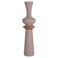 ΔΙΑΚΟΣΜΗΤΙΚΟ ΒΑΖΟ ΔΑΠΕΔΟΥ NEBULA HM4660.05L FIBER CEMENT TAUPE--ΞΥΛΟ ΤΕΑΚ Φ45x172Υεκ
