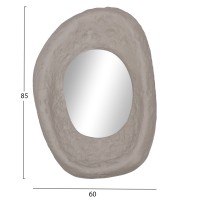 ΚΑΘΡΕΠΤΗΣ ΤΟΙΧΟΥ RIFFE HM4695.03 FIBER CEMENT ΓΚΡΙ 60x13x85Υεκ.