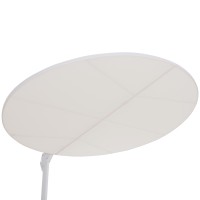 ΟΜΠΡΕΛΑ ΜΕ ΒΑΣΗ ΣΕΙΡΑ CANNOPY HM21285.02 ΑΛΟΥΜΙΝΙΟ & ΓΡΑΝΙΤΗΣ-ΛΕΥΚΟ ΧΡΩΜΑ Φ2,2μ