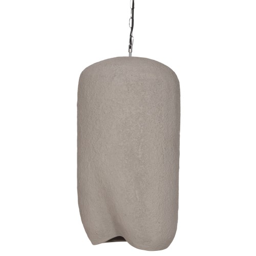 ΦΩΤΙΣΤΙΚΟ ΟΡΟΦΗΣ ΚΡΕΜΑΣΤΟ LOGKY HM4704.03L--FIBER CEMENT ΓΚΡΙ 35x35x67Υεκ