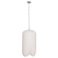 ΦΩΤΙΣΤΙΚΟ ΟΡΟΦΗΣ ΚΡΕΜΑΣΤΟ LOGKY HM4704.02L--FIBER CEMENT ΛΕΥΚΟ 35x35x67Υεκ
