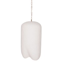 ΦΩΤΙΣΤΙΚΟ ΟΡΟΦΗΣ ΚΡΕΜΑΣΤΟ LOGKY HM4704.02L--FIBER CEMENT ΛΕΥΚΟ 35x35x67Υεκ