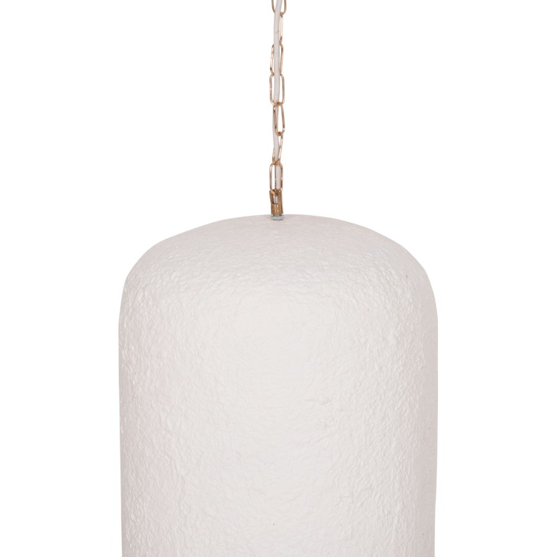 ΦΩΤΙΣΤΙΚΟ ΟΡΟΦΗΣ ΚΡΕΜΑΣΤΟ LOGKY HM4704.02L--FIBER CEMENT ΛΕΥΚΟ 35x35x67Υεκ