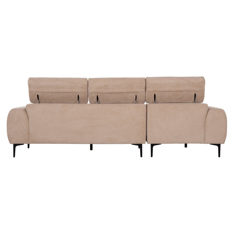 ΚΑΝΑΠΕΣ ΑΡΙΣΤΕΡΗ ΓΩΝΙΑ DIVYA HM3267.11L ΜΠΕΖ ΥΦΑΣΜΑ 260x100-174x104Υεκ.
