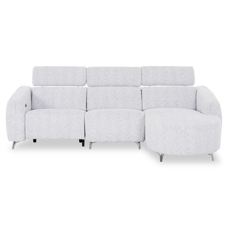ΚΑΝΑΠΕΣ ΔΕΞΙΑ ΓΩΝΙΑ 3Θ ΜΕ RECLINE VALENTE HM3317.01R ΑΝΟΙΧΤΟ ΓΚΡΙ ΥΦΑΣΜΑ 275x160x104Yεκ