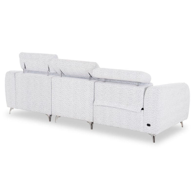 ΚΑΝΑΠΕΣ ΔΕΞΙΑ ΓΩΝΙΑ 3Θ ΜΕ RECLINE VALENTE HM3317.01R ΑΝΟΙΧΤΟ ΓΚΡΙ ΥΦΑΣΜΑ 275x160x104Yεκ