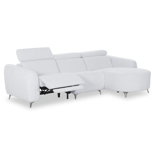 ΚΑΝΑΠΕΣ ΔΕΞΙΑ ΓΩΝΙΑ 3Θ ΜΕ RECLINE VALENTE HM3317.01R ΑΝΟΙΧΤΟ ΓΚΡΙ ΥΦΑΣΜΑ 275x160x104Yεκ