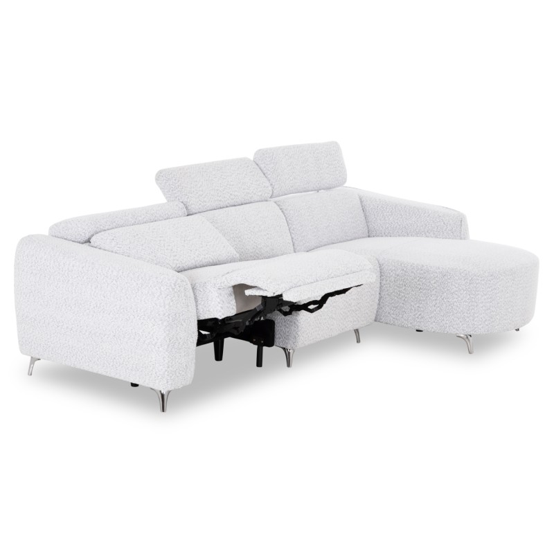 ΚΑΝΑΠΕΣ ΔΕΞΙΑ ΓΩΝΙΑ 3Θ ΜΕ RECLINE VALENTE HM3317.01R ΑΝΟΙΧΤΟ ΓΚΡΙ ΥΦΑΣΜΑ 275x160x104Yεκ