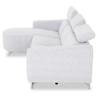 ΚΑΝΑΠΕΣ ΑΡΙΣΤΕΡΗ ΓΩΝΙΑ 3Θ ΜΕ RECLINE VALENTE HM3317.01L ΑΝΟΙΧΤΟ ΓΚΡΙ ΥΦΑΣΜΑ 275x160x104Yεκ