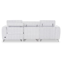 ΚΑΝΑΠΕΣ ΑΡΙΣΤΕΡΗ ΓΩΝΙΑ 3Θ ΜΕ RECLINE VALENTE HM3317.01L ΑΝΟΙΧΤΟ ΓΚΡΙ ΥΦΑΣΜΑ 275x160x104Yεκ