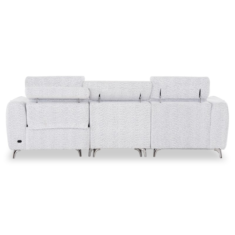 ΚΑΝΑΠΕΣ ΑΡΙΣΤΕΡΗ ΓΩΝΙΑ 3Θ ΜΕ RECLINE VALENTE HM3317.01L ΑΝΟΙΧΤΟ ΓΚΡΙ ΥΦΑΣΜΑ 275x160x104Yεκ