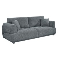 ΚΑΝΑΠΕΣ 3-ΘΕΣΙΟΣ STRUCTO HM3329.01 ΓΚΡΙ ΥΦΑΣΜΑ 227x94x88Υεκ.