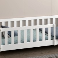 ΚΡΕΒΑΤΙ ΠΑΙΔΙΚΟ ΜΕ ΚΑΓΚΕΛΑ MUNK HM739.03 τ.MONTESSORI ΠΕΥΚΟ ΦΥΣΙΚΟ-ΛΕΥΚΟ--190x90εκ