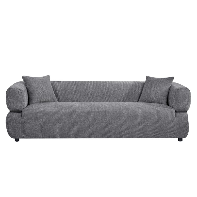 ΚΑΝΑΠΕΣ 3-ΘΕΣΙΟΣ ARCTIS HM3327.01 ΓΚΡΙ ΥΦΑΣΜΑ 229x88x88Υεκ.