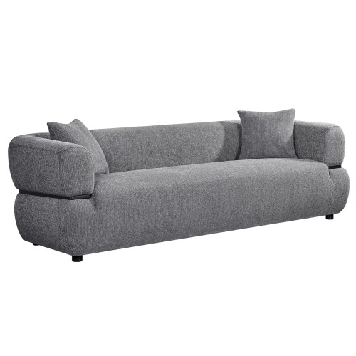 ΚΑΝΑΠΕΣ 3-ΘΕΣΙΟΣ ARCTIS HM3327.01 ΓΚΡΙ ΥΦΑΣΜΑ 229x88x88Υεκ.