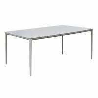 ΤΡΑΠΕΖΙ ΤΡΑΠΕΖΑΡΙΑΣ STAD HM6558.02 ΜΠΕΖ ΑΛΟΥΜΙΝΙΟ--ΛΕΥΚΟ SINTERED STONE 220x100x74Υεκ