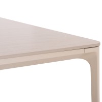 ΤΡΑΠΕΖΙ ΤΡΑΠΕΖΑΡΙΑΣ STAD HM6558.02 ΜΠΕΖ ΑΛΟΥΜΙΝΙΟ--ΛΕΥΚΟ SINTERED STONE 220x100x74Υεκ