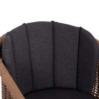 Σετ-2Τεμ.ΠΟΛΥΘΡΟΝΑ VICTUS HM6559.01 ΑΛΟΥΜΙΝΙΟ & OLEFIN ΓΚΡΙ-TWIST WICKER 60x62x76Yεκ