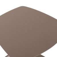 ΒΟΗΘΗΤΙΚΟ ΤΡΑΠΕΖΑΚΙ ΞΑΠΛΩΣΤΡΑΣ CARET HM6563.03 ΑΛΟΥΜΙΝΙΟ ΣΕ TAUPE 40x39x42Υεκ