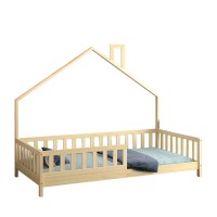 ΚΡΕΒΑΤΙ ΠΑΙΔΙΚΟ HOUSER HM740.01 τ.MONTESSORI ΞΥΛΟ ΠΕΥΚΟ ΦΥΣΙΚΟ--ΓΙΑ 190x90εκ