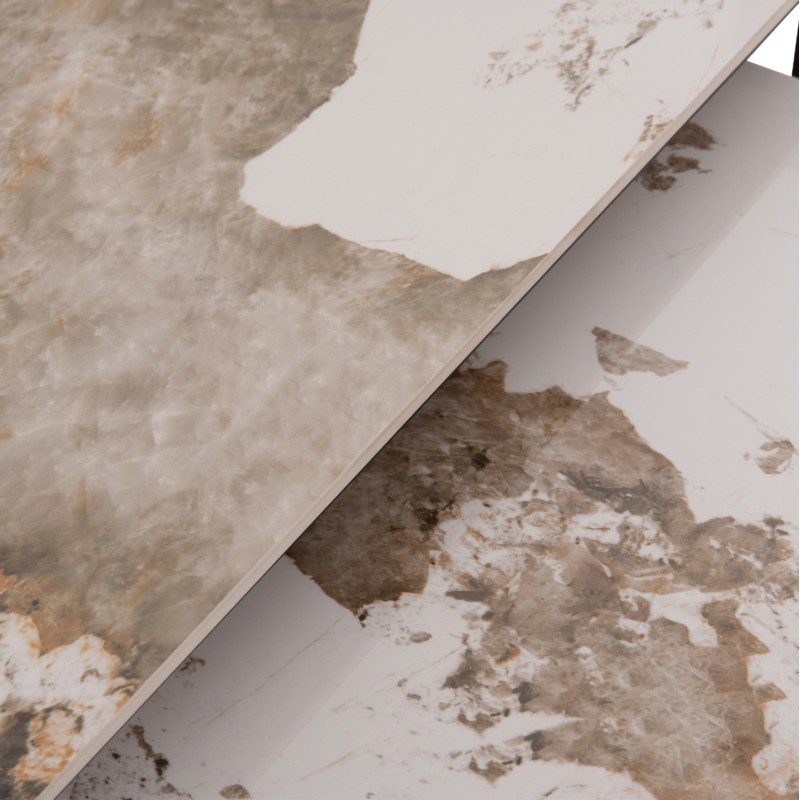 ΤΡΑΠΕΖΙ ΣΑΛΟΝΙΟΥ 2ΤΜΧ TERREN HM18365.01 ΜΕΤΑΛΛΟ--SINTERED STONE PANDORA 120x70x45Υεκ