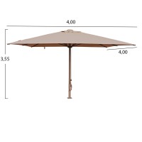 ΕΠΑΓΓΕΛΜΑΤΙΚΗ ΟΜΠΡΕΛΑ 4x4m GLADELL HM6605.02 HEAT TRANSFER ΑΛΟΥΜ.-ΑΚΡΥΛΙΚΟ ΠΑΝΙ ΜΠΕΖ